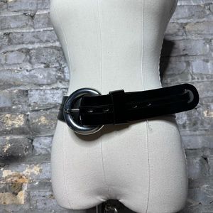 Carlisle Polished Leather Sliver “O” Belt